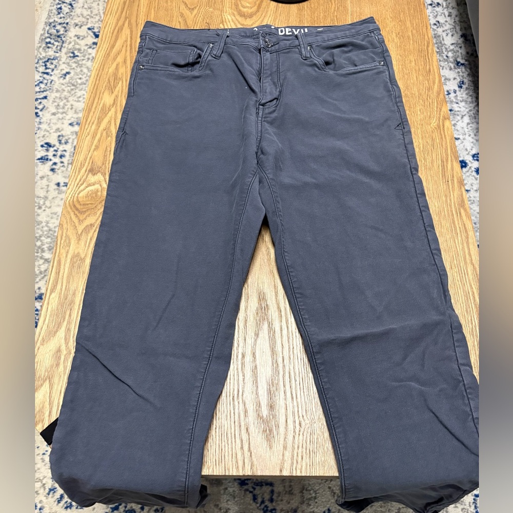 Dark Gray Casual Pants